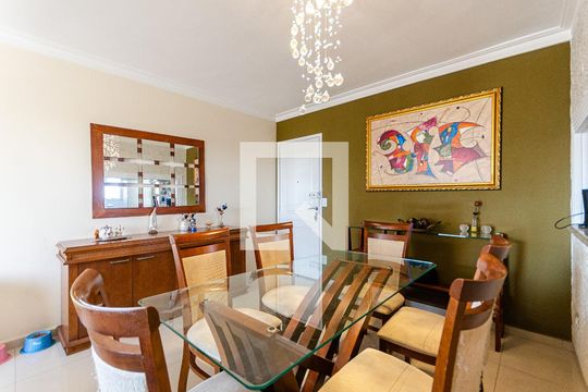 Sala de Jantar de apartamento para alugar com 3 quartos, 78m² em Vila Amélia, São Paulo