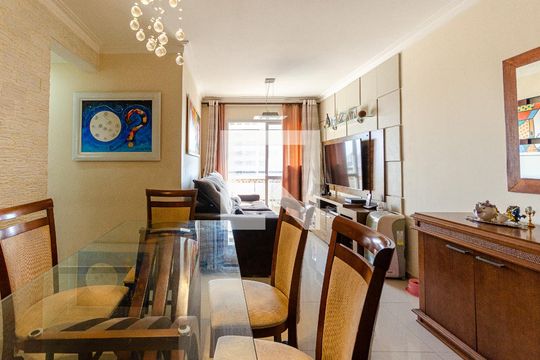 Sala de Jantar de apartamento para alugar com 3 quartos, 78m² em Vila Amélia, São Paulo