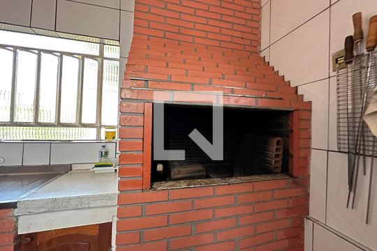 Churrasqueira de casa para alugar com 2 quartos, 140m² em Campina, São Leopoldo