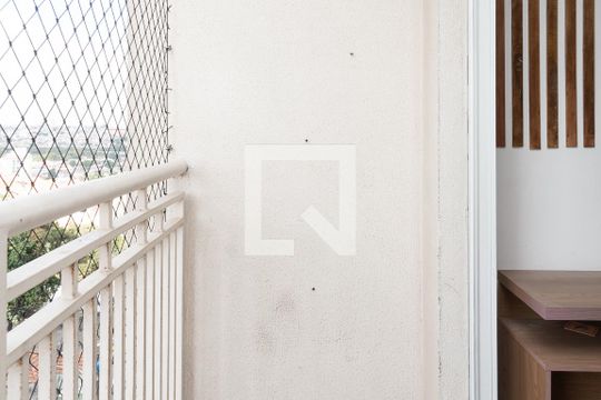 Varanda da Sala de apartamento à venda com 2 quartos, 46m² em Ponte Grande, Guarulhos