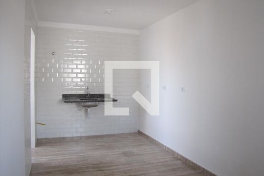 Sala/Cozinha de apartamento para alugar com 1 quarto, 35m² em Vila Guilhermina, São Paulo