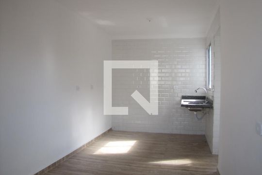 Sala/Cozinha de apartamento para alugar com 1 quarto, 35m² em Vila Guilhermina, São Paulo