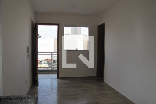 Sala/Cozinha de apartamento para alugar com 1 quarto, 35m² em Vila Guilhermina, São Paulo