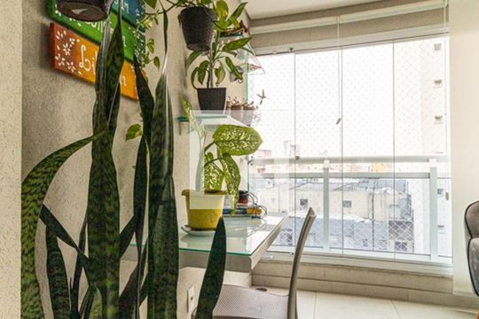 Varanda de apartamento à venda com 2 quartos, 65m² em Santa Efigênia, São Paulo