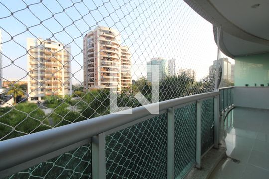 Varanda da Sala de apartamento para alugar com 3 quartos, 77m² em Jacarepaguá, Rio de Janeiro