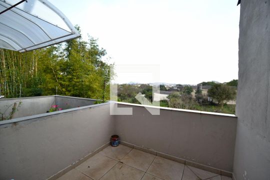 Varanda da Suíte de casa à venda com 2 quartos, 71m² em Campo Novo, Porto Alegre