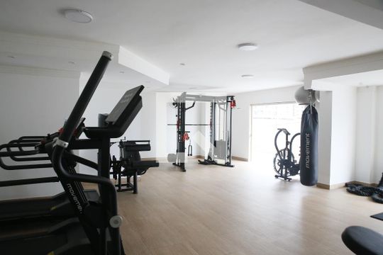 Área comum - Academia de apartamento para alugar com 1 quarto, 65m² em Guilhermina, Praia Grande
