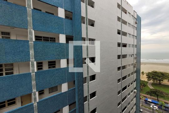 Vista de apartamento para alugar com 1 quarto, 70m² em Gonzaga, Santos