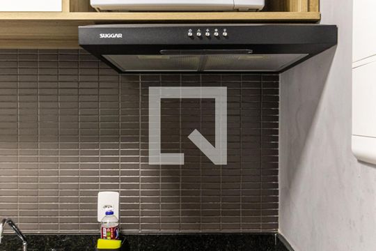 Cozinha de kitnet/studio à venda com 1 quarto, 33m² em Centro, São Paulo