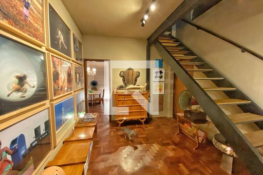 Sala de apartamento à venda com 2 quartos, 190m² em Santa Tereza, Belo Horizonte