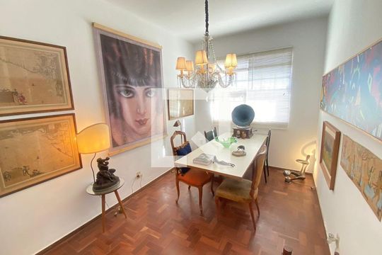Sala de Jantar de apartamento à venda com 2 quartos, 190m² em Santa Tereza, Belo Horizonte