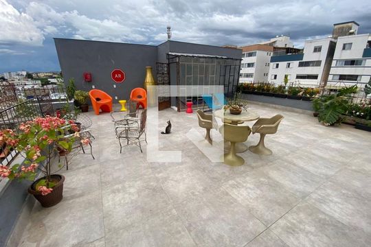 Terraço de apartamento à venda com 2 quartos, 190m² em Santa Tereza, Belo Horizonte