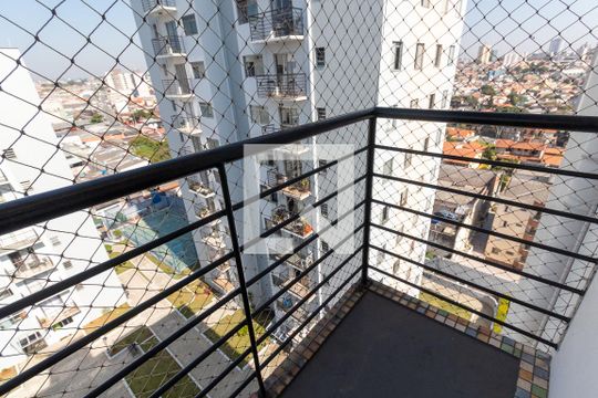 Varanda da Sala de apartamento para alugar com 2 quartos, 55m² em Vila Robertina, São Paulo