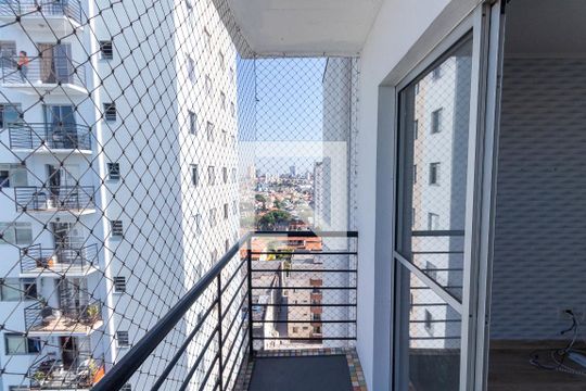 Varanda da Sala de apartamento para alugar com 2 quartos, 55m² em Vila Robertina, São Paulo