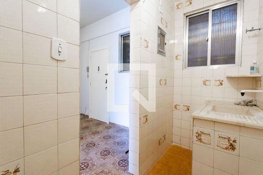 Cozinha de apartamento para alugar com 1 quarto, 40m² em Flamengo, Rio de Janeiro