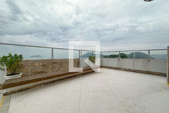 Área comum - Terraço de apartamento para alugar com 3 quartos, 140m² em Jardim Astúrias, Guarujá