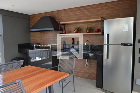 Área comum - Churrasqueira de kitnet/studio à venda com 1 quarto, 30m² em Jardim Independência, São Paulo