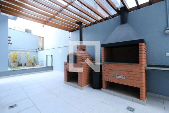 Área Gourmet - Churrasqueira de apartamento à venda com 1 quarto, 48m² em Centro, Santo André