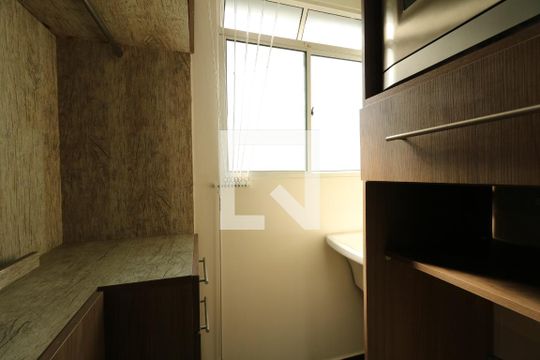 Área de Serviço de apartamento à venda com 1 quarto, 48m² em Centro, Santo André