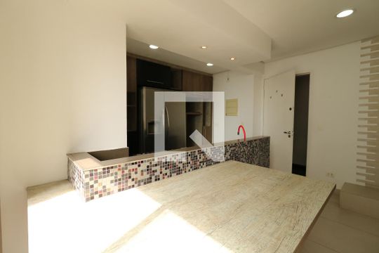 Cozinha de apartamento à venda com 1 quarto, 48m² em Centro, Santo André