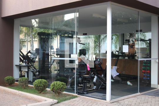 Área comum - Academia de casa de condomínio para alugar com 4 quartos, 192m² em Jardim Mariliza, Goiânia