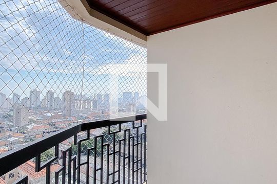 Varanda da Sala de apartamento para alugar com 3 quartos, 71m² em Alto da Mooca, São Paulo