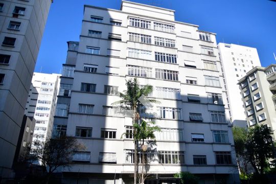 Fachada de apartamento à venda com 3 quartos, 145m² em Santa Cecilia, São Paulo