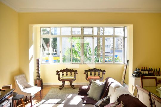 Sala de apartamento à venda com 3 quartos, 145m² em Santa Cecilia, São Paulo