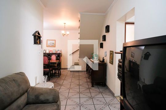 Sala de TV de casa à venda com 4 quartos, 350m² em Jardim Sao Caetano, São Caetano do Sul