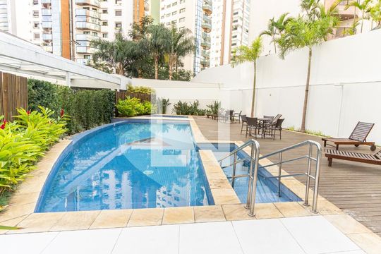 Área comum - Piscina de kitnet/studio para alugar com 1 quarto, 55m² em Vila Regente Feijó, São Paulo