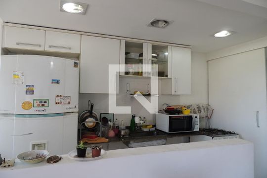Cozinha - Armários de apartamento à venda com 2 quartos, 40m² em Jacarepaguá, Rio de Janeiro