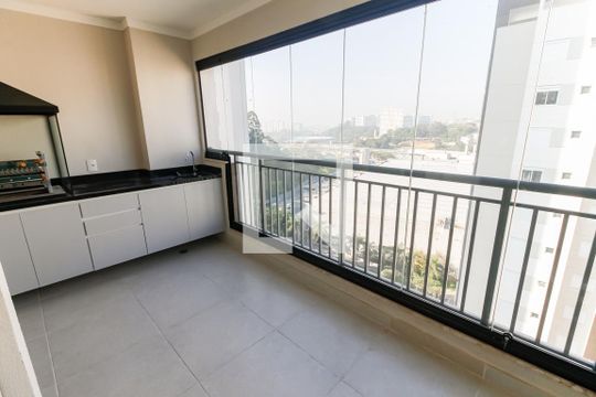 Varanda gourmet de apartamento à venda com 3 quartos, 76m² em Vila Andrade, São Paulo