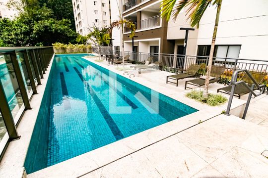 Área comum - Piscina de apartamento à venda com 3 quartos, 76m² em Vila Andrade, São Paulo