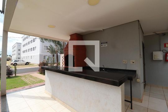Área comum - Churrasqueira de apartamento para alugar com 2 quartos, 43m² em Gávea, Uberlândia