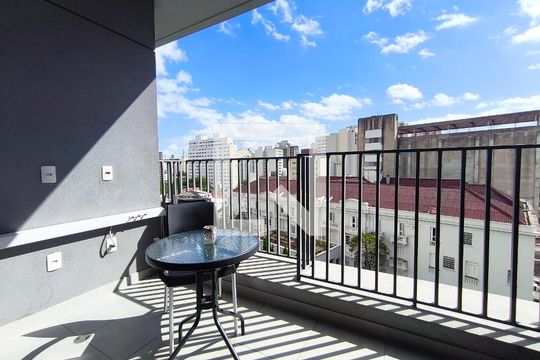 Varanda de kitnet/studio à venda com 1 quarto, 25m² em Vila Mariana, São Paulo