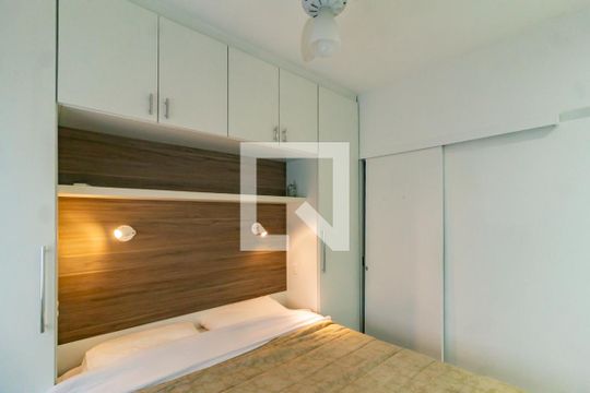 Detalhe do quarto de kitnet/studio para alugar com 1 quarto, 40m² em Ipanema, Rio de Janeiro
