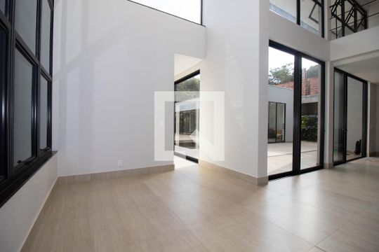 Sala de casa de condomínio para alugar com 4 quartos, 408m² em Setor Habitacional Jardim Botânico (lago Sul), Brasília