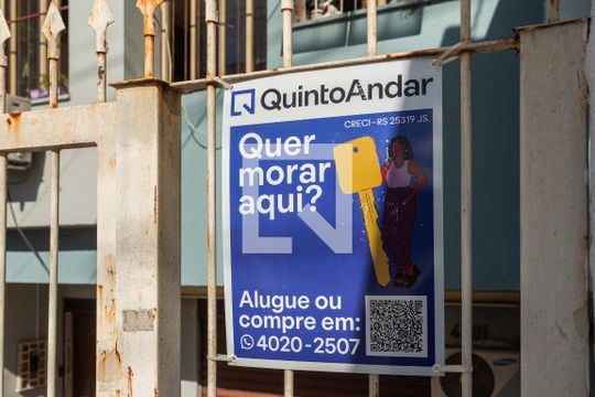 Placa de apartamento à venda com 1 quarto, 27m² em Bom Jesus, Porto Alegre