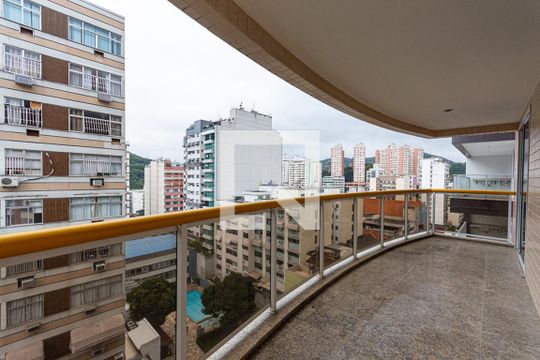 Varanda Sala de apartamento para alugar com 2 quartos, 80m² em Icaraí, Niterói