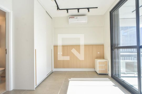 Dormitório  de apartamento à venda com 1 quarto, 31m² em Campo Belo, São Paulo