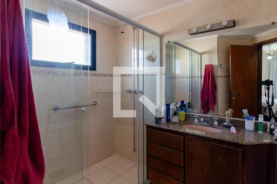Banheiro da Suíte de apartamento à venda com 2 quartos, 127m² em Santo Amaro, São Paulo