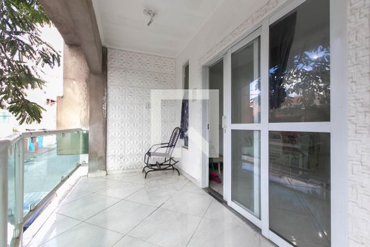 Varanda da Sala  de casa para alugar com 3 quartos, 285m² em Parque Savoi City, São Paulo