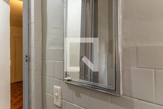 Banheiro - Armário de kitnet/studio para alugar com 1 quarto, 29m² em Santa Cecilia, São Paulo