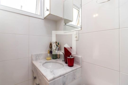 Banheiro da Suíte 2 de casa de condomínio à venda com 2 quartos, 62m² em Tucuruvi, São Paulo