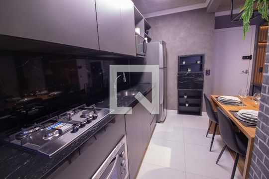 Cozinha e Área de Serviço de apartamento para alugar com 1 quarto, 40m² em Centro, Novo Hamburgo