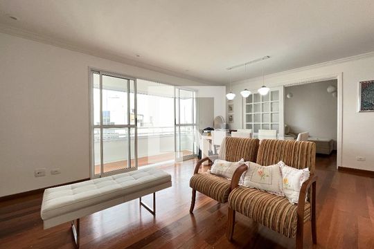 Sala de apartamento à venda com 4 quartos, 132m² em Parque Imperial, São Paulo