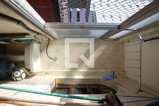 Área de Serviço de apartamento para alugar com 1 quarto, 59m² em Nova Mirim, Praia Grande