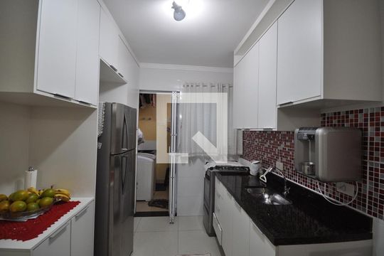 Cozinha - Armários de casa de condomínio à venda com 2 quartos, 48m² em Vila Germinal, São Paulo