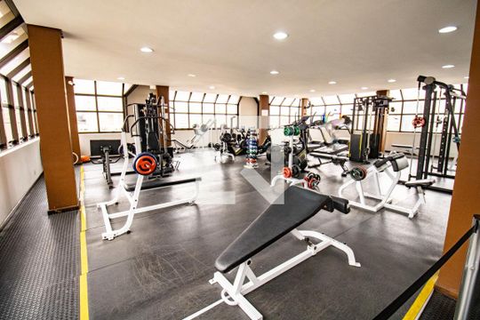 Área comum- sala de ginástica de kitnet/studio à venda com 1 quarto, 37m² em Indianópolis, São Paulo