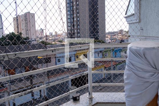 Varanda da Suíte de apartamento à venda com 4 quartos, 180m² em Vila Curuçá, Santo André